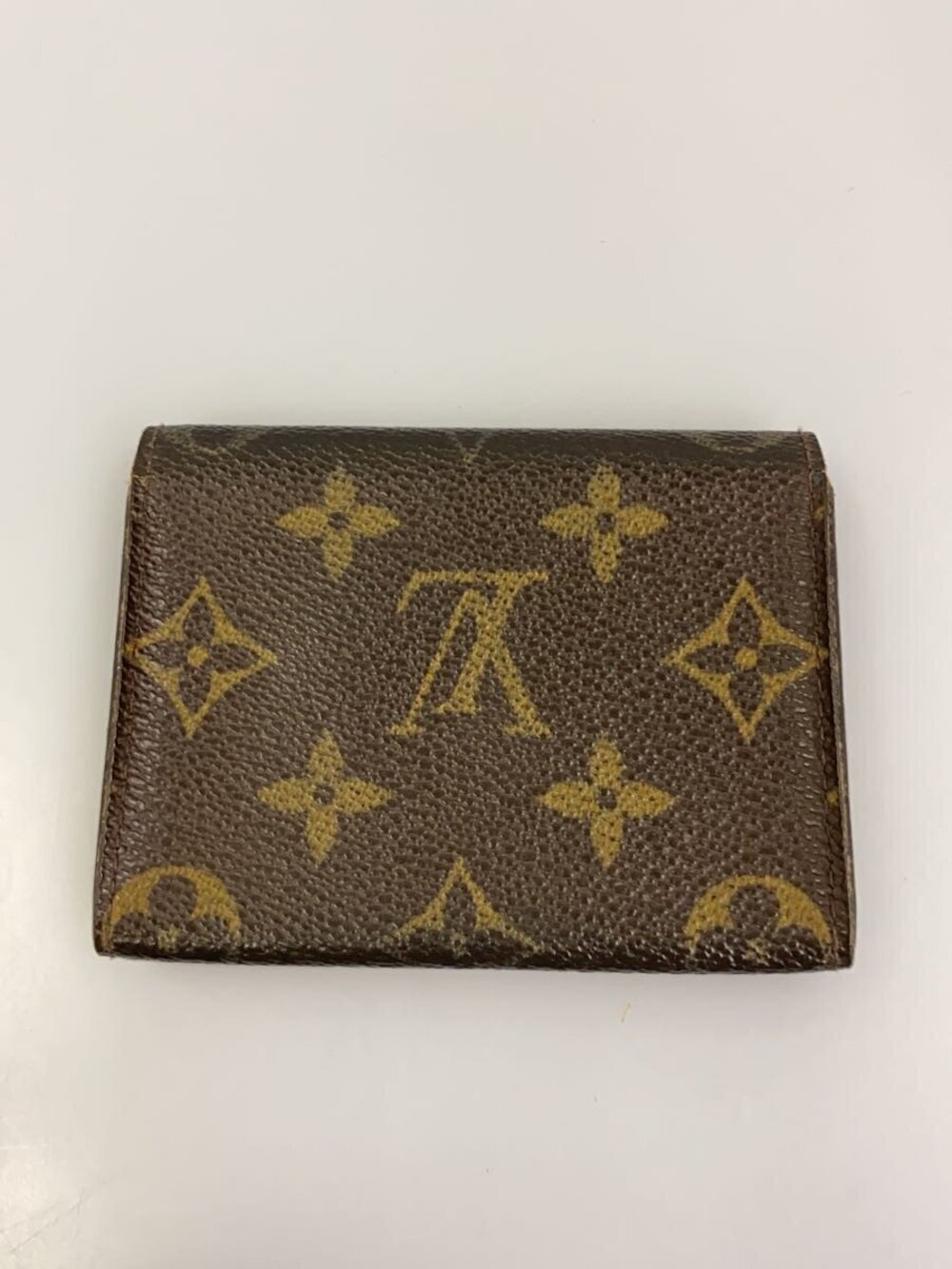 Louis Vuitton Envelope Carte Wallet Brown Visite de Canvas Monogram Brown